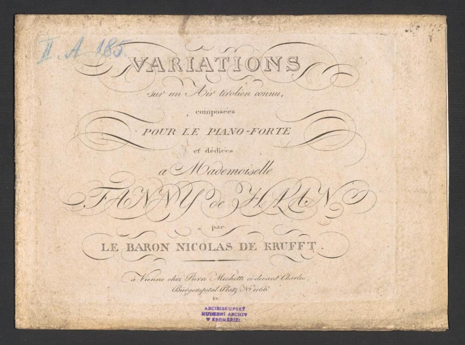 Variations, sur un Air tirolien connu