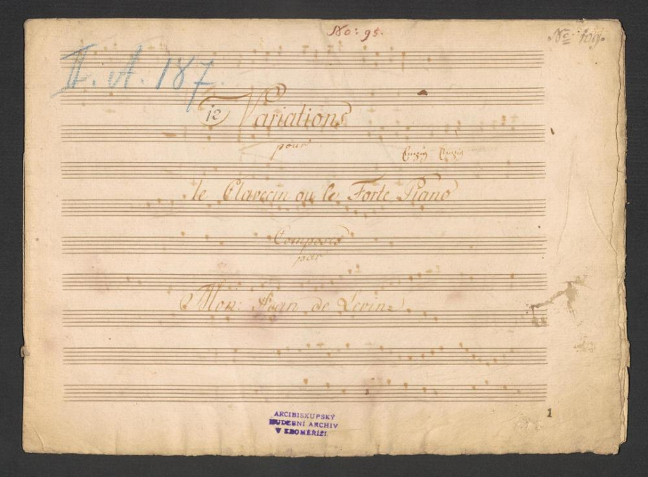Variations pour le Clavecin ou le Forte-Piano
