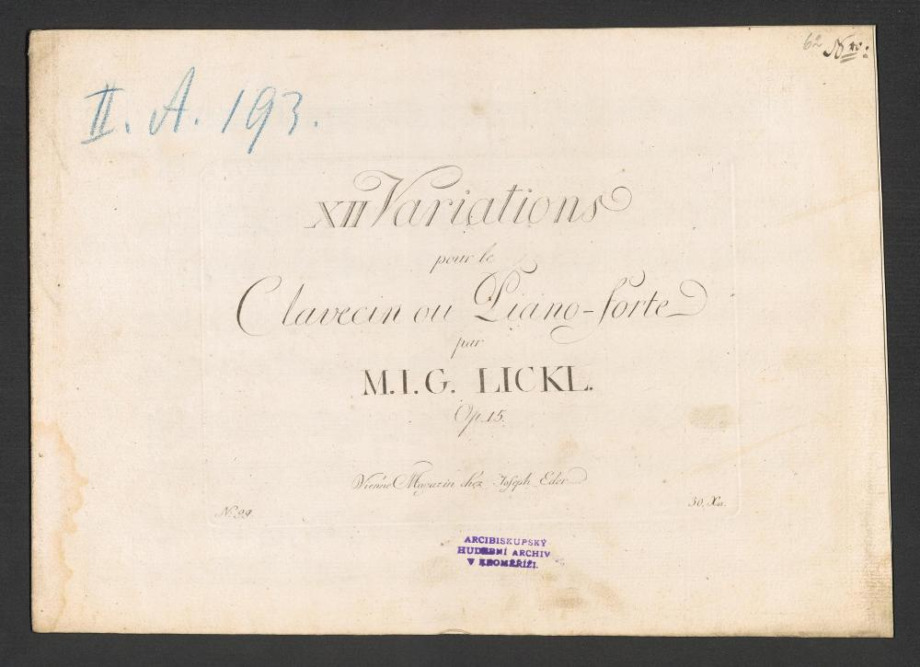 XII. Variations