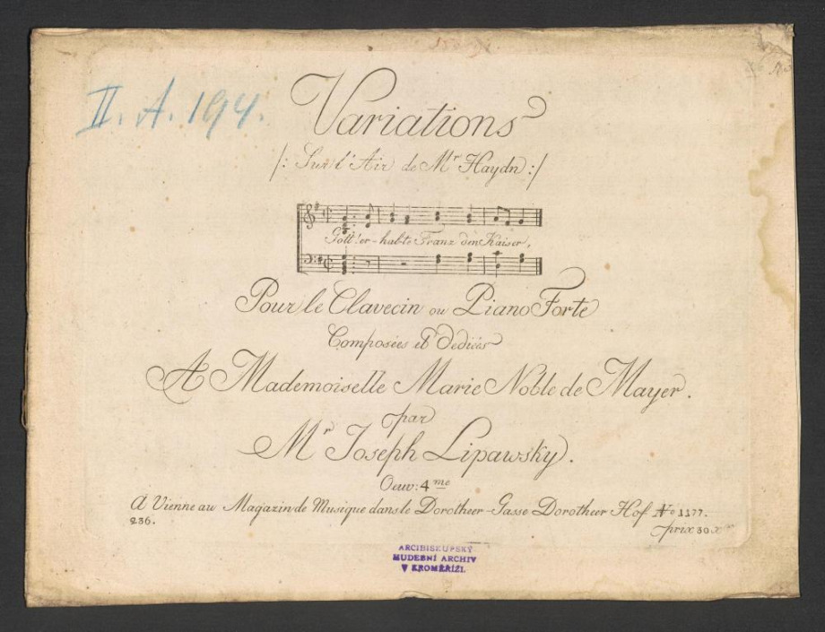Variations (Sur l'Air de M. Haydn)