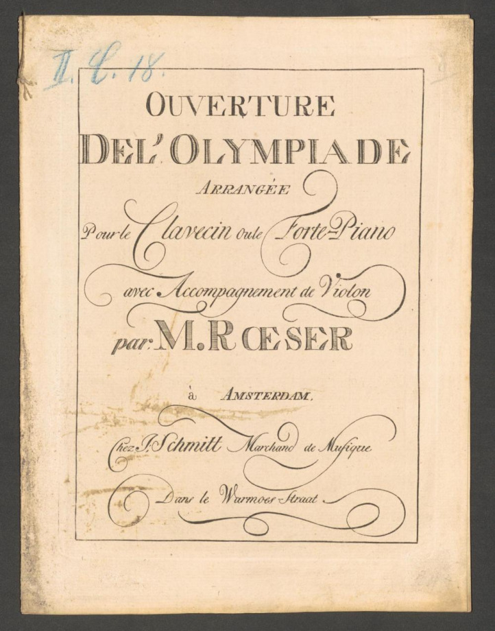 Ouverture del'Olympiade
