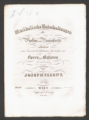Duetto aus der Oper Moses in Egypten