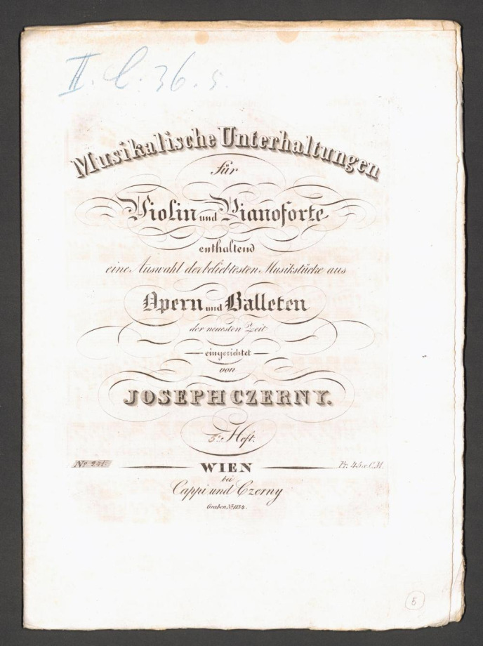 Canzonette aus der Oper Othello der Mohr von Venedig