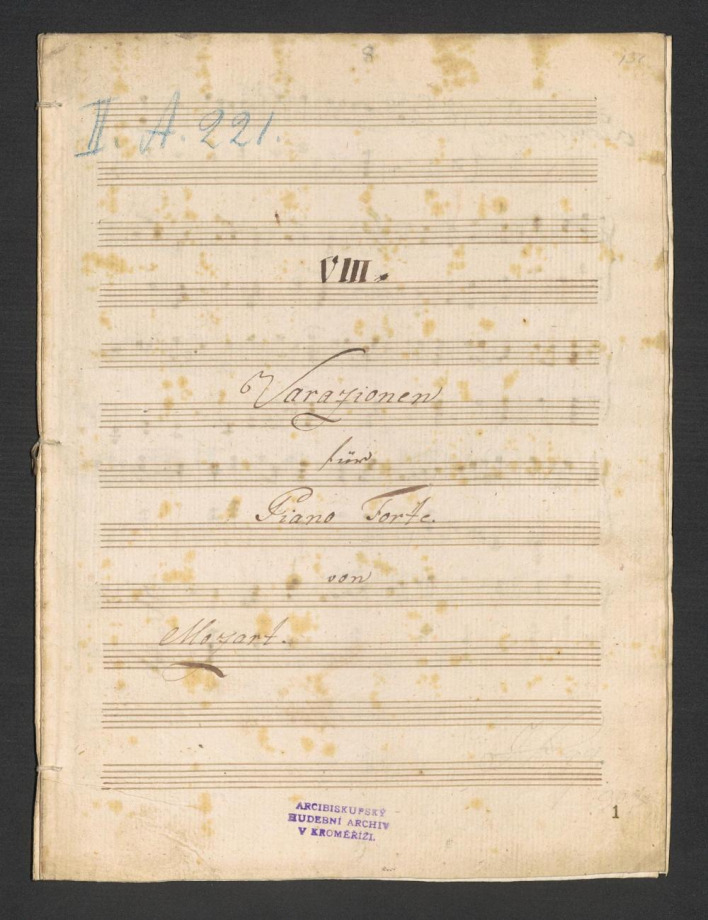 VIII. Variazionen