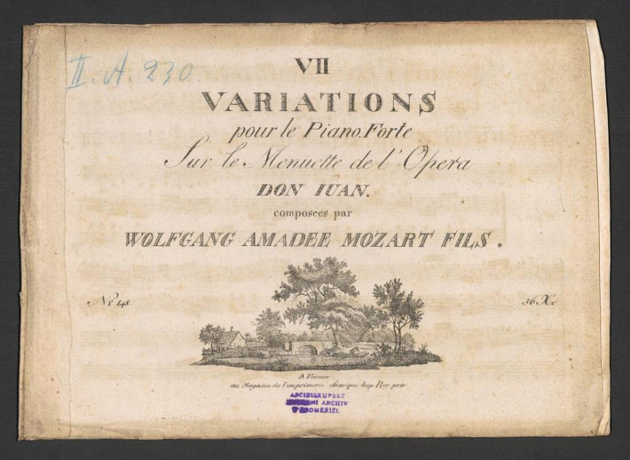 VII. Variations. Sur le Menuette del Opera Don Iuan