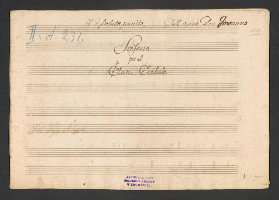 Sinfonia (dell Opera Don Giovanno)