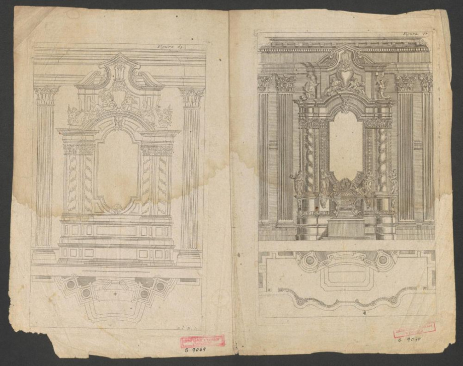 [Sammlung von Zeichnungen aus dem Gebiete der höhern Baukunst]