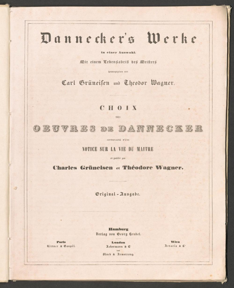 Danneckers Werke einer Auswahl