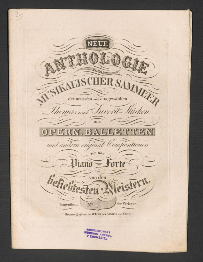 Neue Anthologie oder musikalischer Sammler