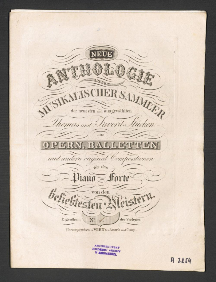 Neue Anthologie oder musikalischer Sammler