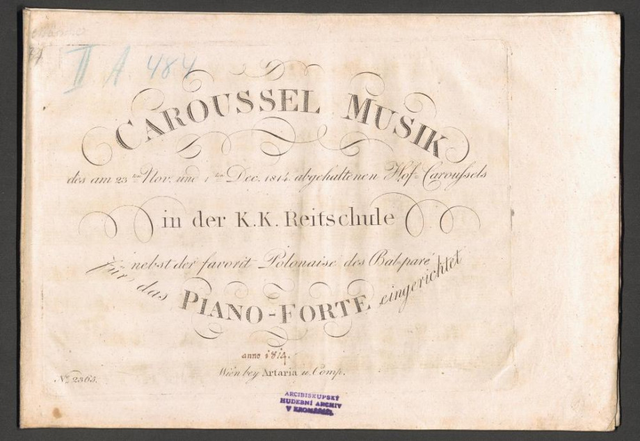 Caroussel Musik 1814 - In der K. K. Reitherschule