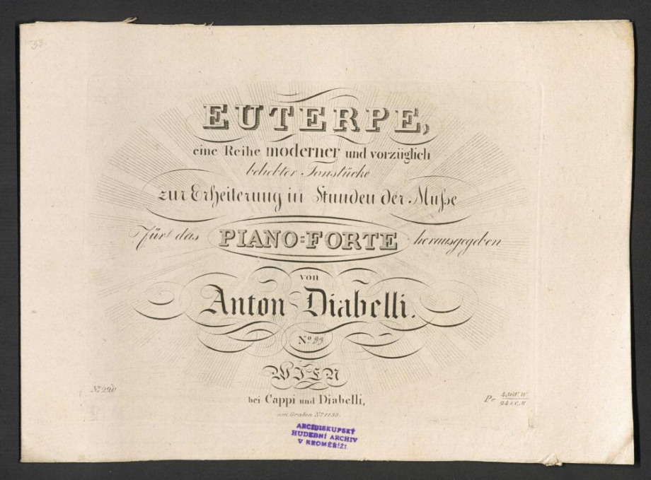 Arie der Amazily aus der Oper: Ferdinand Cortez