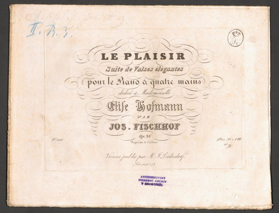 Le Plaisir. Suite de Valses élegantes
