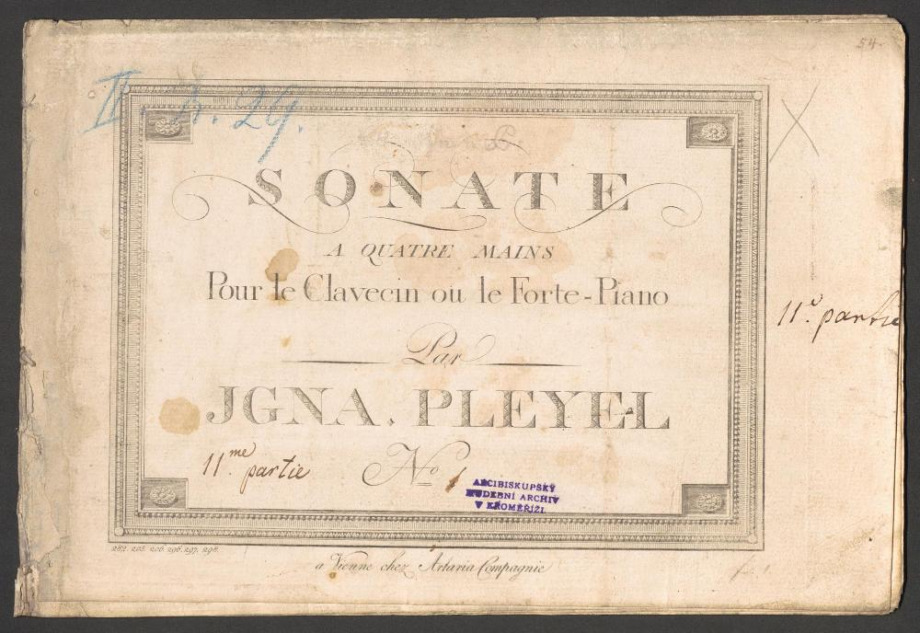 Sonate No. I.