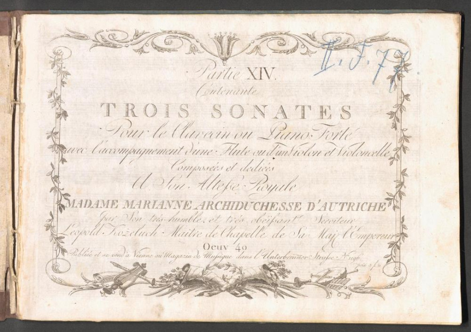 Trois Sonates, Oeuv. 40