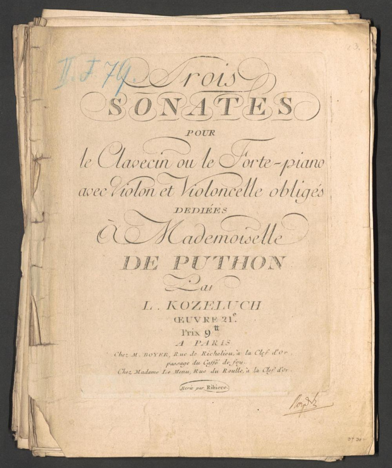 Trois Sonates