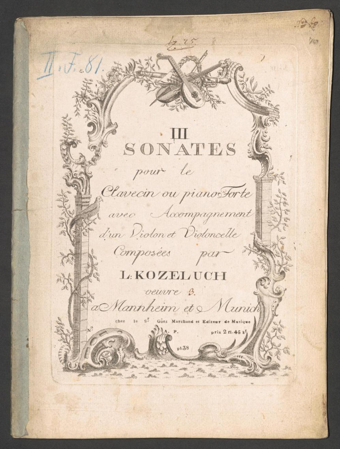 III Sonates, oeuvre 3