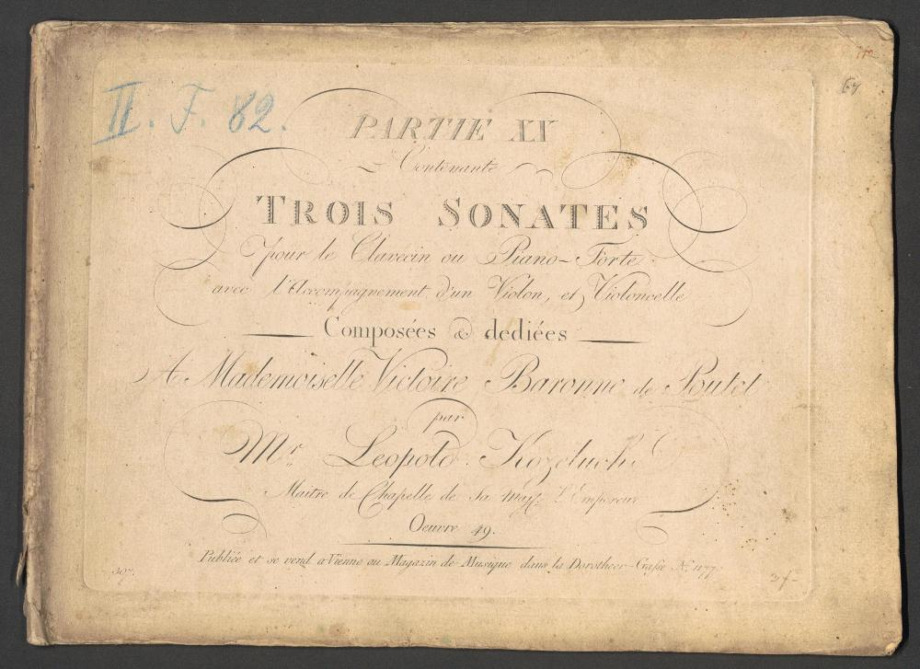 Partie XX. Trois Sonates