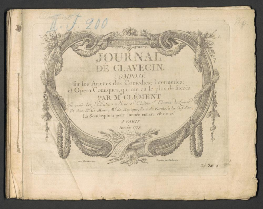 Journal de Clavecin Ouverture du Magnifique