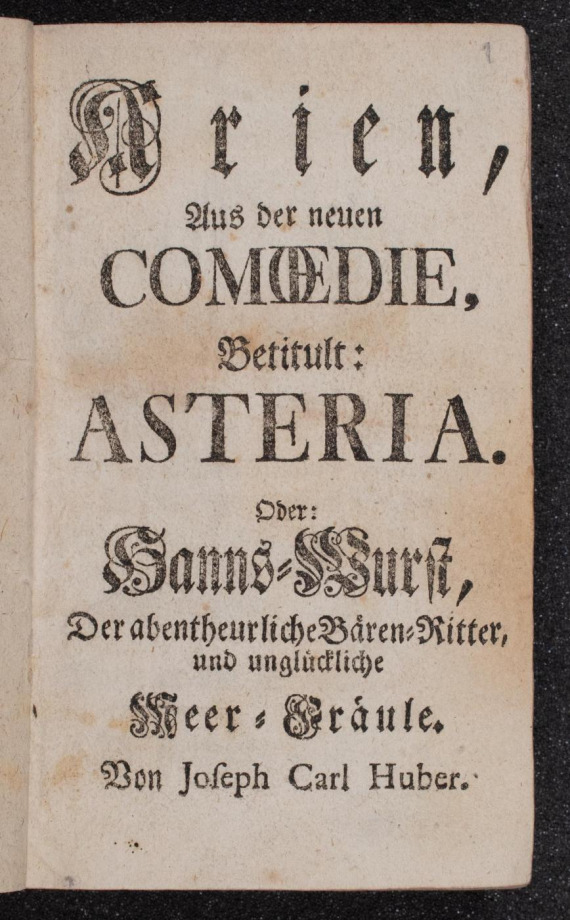 ARIEN, aus der neuen Comedie