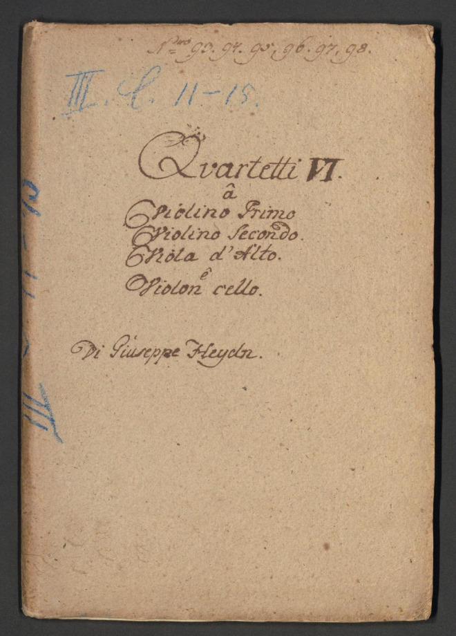 Quartetti VI. in C, Eb, Hb, D, B