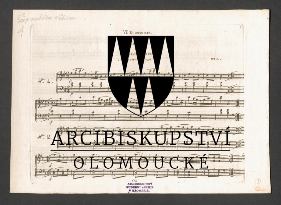 VI. Ecossoises pour le Clavecin