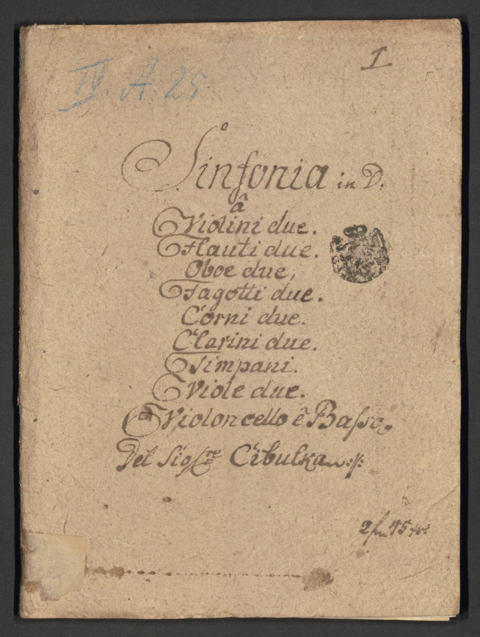 Sinfonia in D