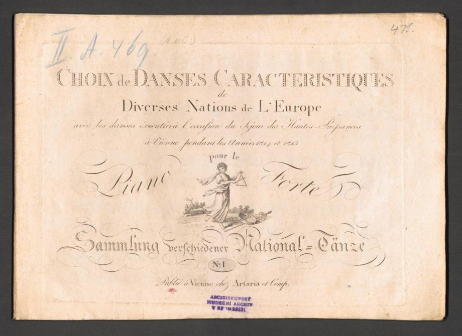 CHOIX de DANSES CARACTERISTIQUES de Diverses Nations de L'Europe