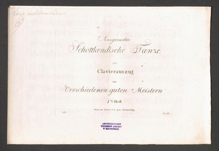 Ausgesuchte Schottländische Taenze