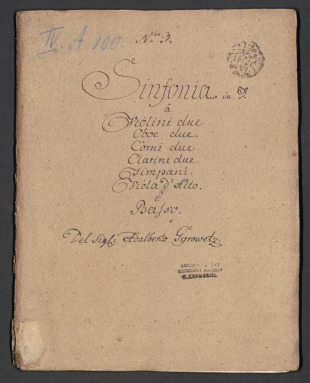 Sinfonia in D