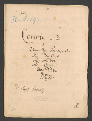 Concerto in B