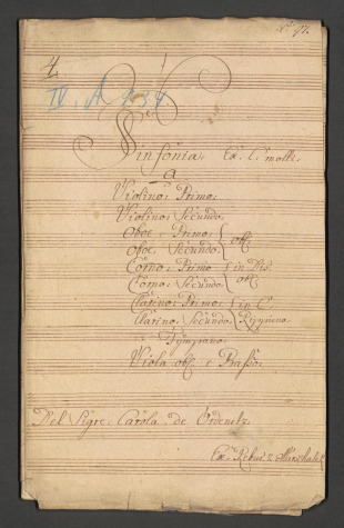 Sinfonia in C moll