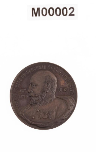 Jaroslav baron de Schönau, medaile k 67.narozeninám