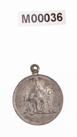 Medaile na jubilejní výstavu 1891 v Praze