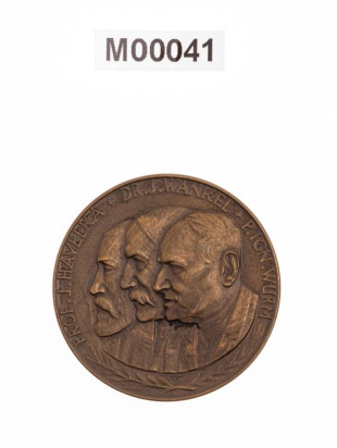 Medaile na 50.výročí založení Vlasteneckého muzejního spolku v Olomouci