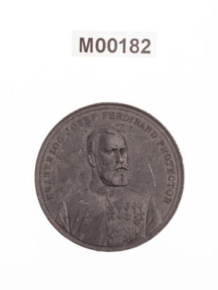 Medaile na výstavu živnostenského spolku v Olomouci