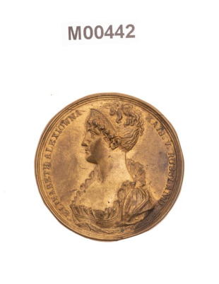 Medaile na Elizavetu Petrovnu, ruskou carevnu 1741 -1762