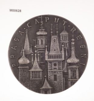 Medailon "Praga" jednostranný