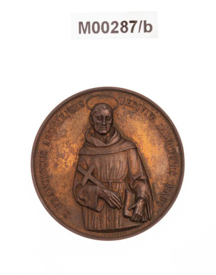 Medaile na paměť 700.výročí Františka z Assisi