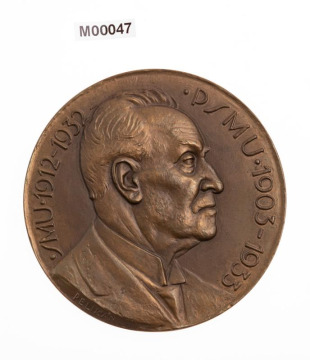 Medaile na Ferd.Vacha dirig.pěv. sdruž.moravských učitelů