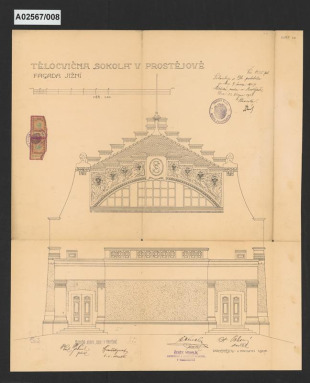 Sokolovna, Prostějov, Skálovo náměstí 173/4
