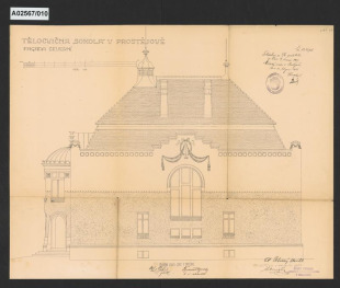 Sokolovna, Prostějov, Skálovo náměstí 173/4