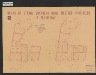 Nájemní dům Městské spořitelny, Prostějov, ul. Knihařská 137/10