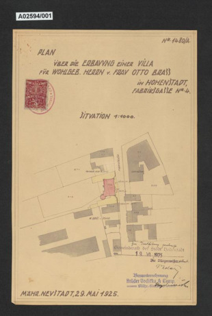 Vila Otta a Irené Brassových, Zábřeh na Moravě, ul. 28. října 6