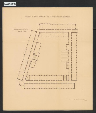 Budova ředitelství československých státních drah v Olomouci, ul. Nerudova 773/1