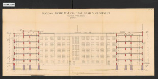 Budova ředitelství československých státních drah v Olomouci, ul. Nerudova 773/1