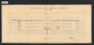Budova ředitelství československých státních drah v Olomouci, ul. Nerudova 773/1