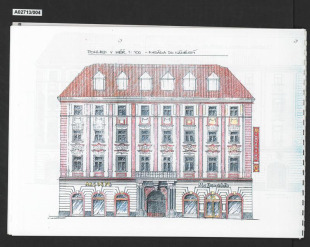 Studie řešení fasád a vnitrobloku Salmova paláce, Olomouc, Horní náměstí 1