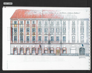Studie řešení fasád a vnitrobloku Salmova paláce, Olomouc, Horní náměstí 1