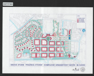 Ideová studie "Pražská-východ" - komplexní urbanistický návrh, Olomouc